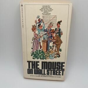The Mouse on Wall Street Book by Leonard Wibberley 1971 Bantam Paperback Comedy